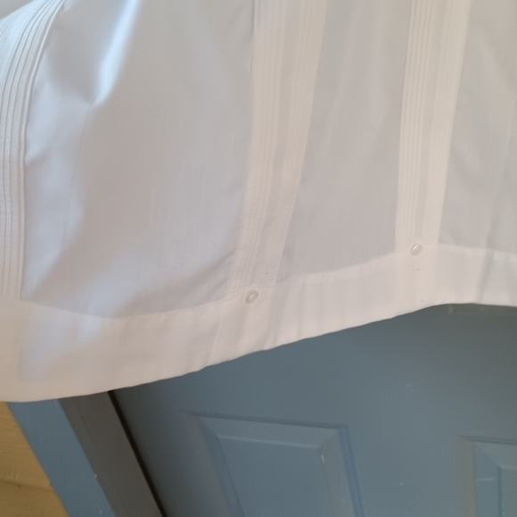 Men's Sobrino Embroidered Button Up White Dress Shirt Size XXL - Picture 7 of 7